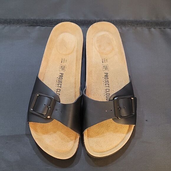 BRAND NEW PROJECT CLOUD 100% GENUINE LEATHER w/ MEMORY FOAM SANDALS - Picture 3 of 16